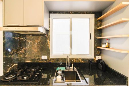 Sala e Cozinha de apartamento à venda com 1 quarto, 37m² em Chácara Califórnia, São Paulo