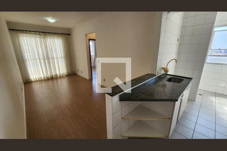 Detalhe Sala de apartamento para alugar com 2 quartos, 60m² em Vila Matias, Santos