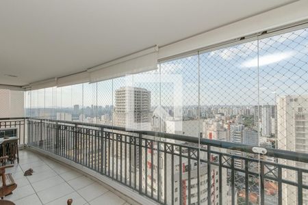 Varanda da Sala de apartamento à venda com 4 quartos, 178m² em Cidade Monções, São Paulo