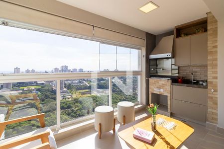 Varanda gourmet de apartamento à venda com 2 quartos, 94m² em Parque Rural Fazenda Santa Cândida, Campinas