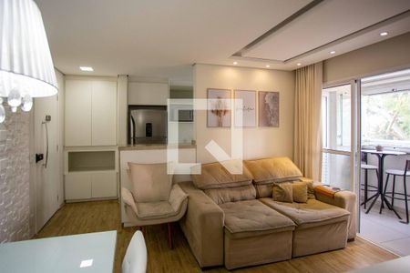 Sala de apartamento à venda com 2 quartos, 55m² em Eldorado, Diadema