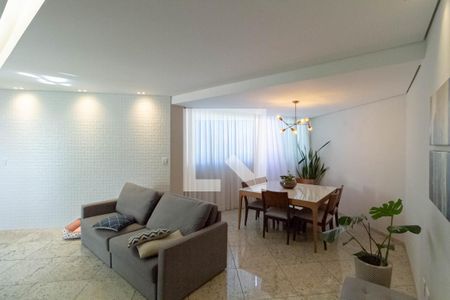 Sala  de apartamento à venda com 3 quartos, 96m² em Castelo, Belo Horizonte