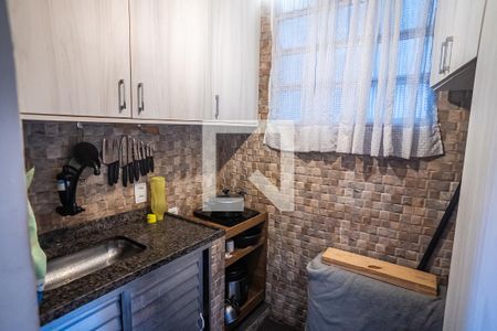 Cozinha de apartamento à venda com 1 quarto, 38m² em Botafogo, Rio de Janeiro