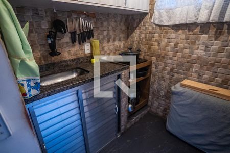 Cozinha de apartamento à venda com 1 quarto, 38m² em Botafogo, Rio de Janeiro