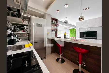 Cozinha de apartamento para alugar com 1 quarto, 58m² em Brooklin Paulista, São Paulo