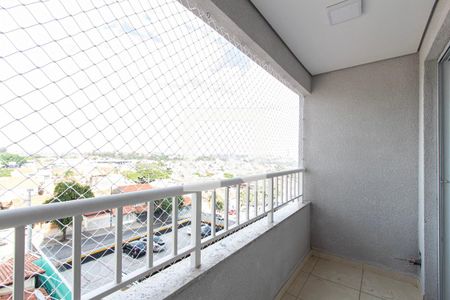 Varanda Sala de apartamento para alugar com 2 quartos, 50m² em Vila Barcelona, Sorocaba