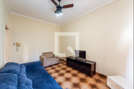 Sala de apartamento para alugar com 1 quarto, 55m² em Aparecida, Santos