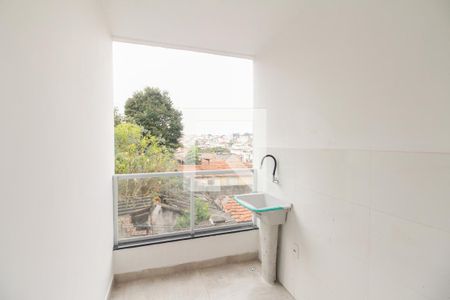 Varanda e Área de Serviço  de apartamento para alugar com 2 quartos, 38m² em Vila Carrao, São Paulo