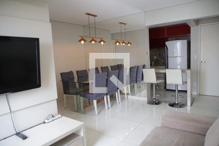 Sala de apartamento para alugar com 3 quartos, 75m² em Residencial Eldorado, Goiânia