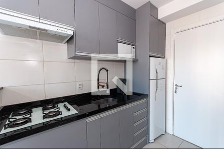 Cozinha de apartamento à venda com 1 quarto, 30m² em Bom Retiro, São Paulo