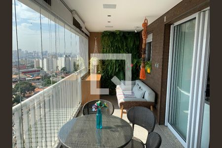 Varanda da Sala de apartamento à venda com 2 quartos, 95m² em Cambuci, São Paulo