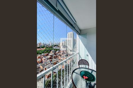 Varanda da Sala de apartamento à venda com 2 quartos, 55m² em Brás, São Paulo