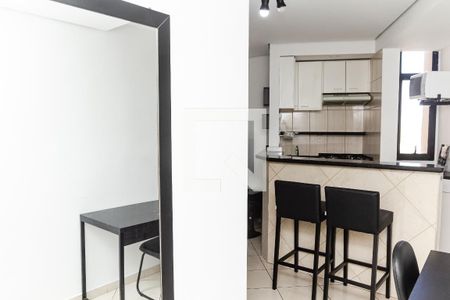 Sala de apartamento para alugar com 1 quarto, 32m² em Indianópolis, São Paulo