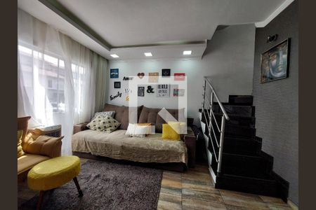 Sala de casa de condomínio para alugar com 2 quartos, 115m² em Pedreira, São Paulo