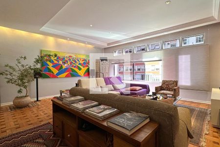 Sala de apartamento à venda com 4 quartos, 168m² em Copacabana, Rio de Janeiro