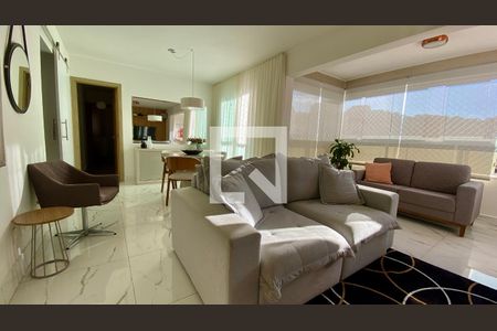 Sala de apartamento à venda com 3 quartos, 90m² em Buritis, Belo Horizonte