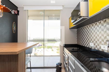 Cozinha de apartamento para alugar com 1 quarto, 41m² em Vila Augusta, Guarulhos