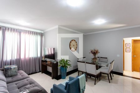 Sala de apartamento à venda com 3 quartos, 127m² em Castelo, Belo Horizonte