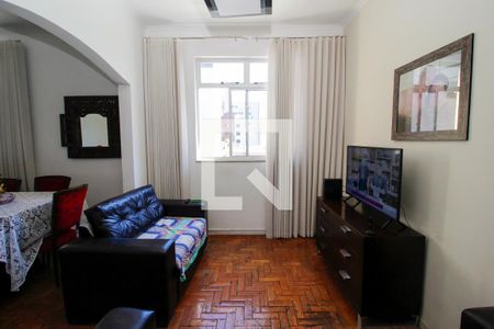 Sala de apartamento à venda com 3 quartos, 110m² em Serra, Belo Horizonte