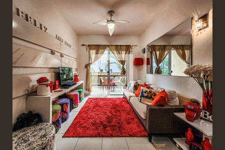 Sala de apartamento para alugar com 2 quartos, 85m² em Embaré, Santos