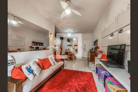 Sala de apartamento para alugar com 2 quartos, 85m² em Embaré, Santos