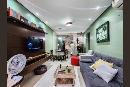 Detalhe Sala de apartamento para alugar com 2 quartos, 92m² em Embaré, Santos