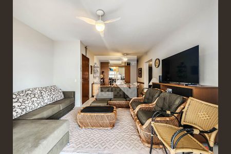 Sala de apartamento para alugar com 3 quartos, 102m² em Embaré, Santos