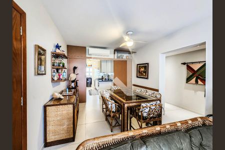 Sala de apartamento para alugar com 3 quartos, 102m² em Embaré, Santos