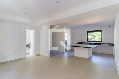 Sala de casa de condomínio à venda com 4 quartos, 213m² em Brooklin Novo, São Paulo