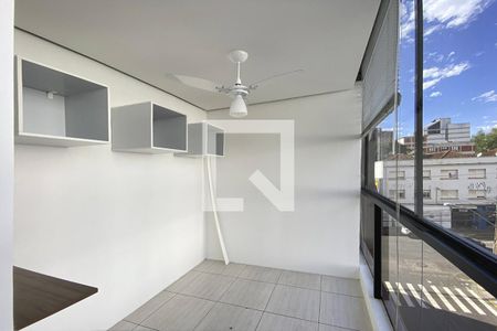 varanda do Quarto  de apartamento para alugar com 1 quarto, 60m² em Rio Branco, Novo Hamburgo