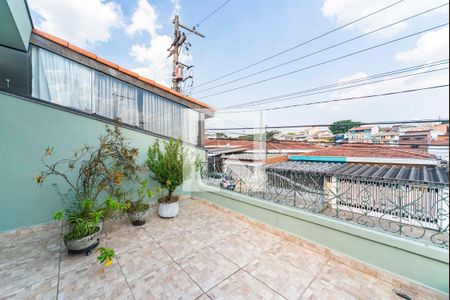 Varanda da Sala de casa à venda com 3 quartos, 138m² em Vila Linda, Santo André