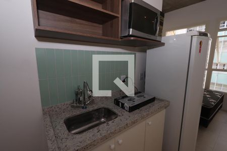 Estúdio - cozinha de kitnet/studio para alugar com 1 quarto, 22m² em Centro Histórico de São Paulo, São Paulo