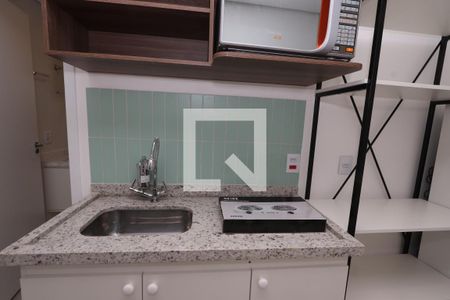 Estúdio - cozinha de kitnet/studio para alugar com 1 quarto, 31m² em Centro Histórico de São Paulo, São Paulo
