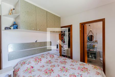 Suíte  de apartamento à venda com 2 quartos, 100m² em Parque Novo Oratório, Santo André