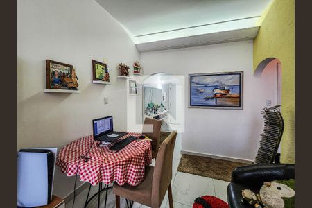 Detalhe Sala de apartamento para alugar com 2 quartos, 76m² em Boqueirão, Santos