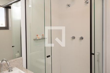 Banheiro da Suíte  de apartamento à venda com 1 quarto, 49m² em Indianópolis, São Paulo