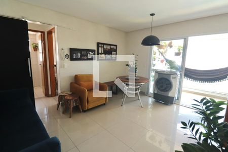 Sala de apartamento para alugar com 1 quarto, 59m² em Setor Marista, Goiânia