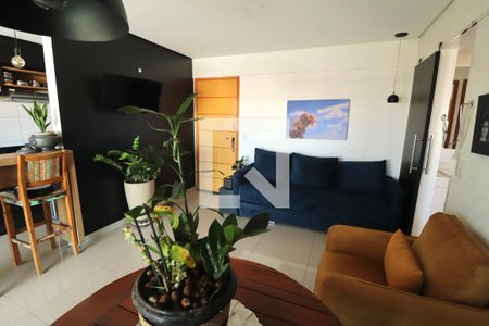 Sala de apartamento para alugar com 1 quarto, 59m² em Setor Marista, Goiânia