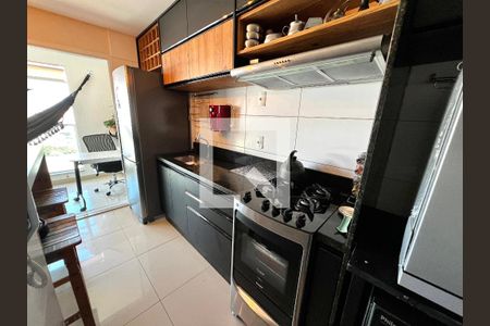 Cozinha de apartamento para alugar com 1 quarto, 59m² em Setor Marista, Goiânia