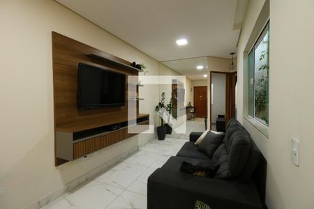 Sala de apartamento à venda com 2 quartos, 50m² em Vila Curuçá, Santo André