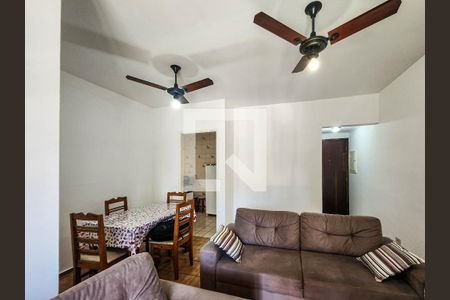 Sala de apartamento para alugar com 2 quartos, 86m² em Gonzaga, Santos