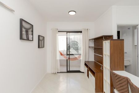 Sala de apartamento para alugar com 1 quarto, 37m² em Cidade Monções, São Paulo