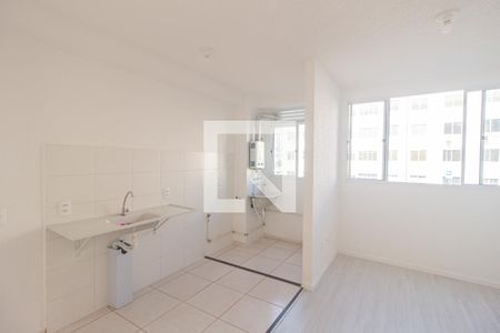 Detalhe da Sala/Cozinha de apartamento para alugar com 2 quartos, 41m² em Campo Grande, Rio de Janeiro
