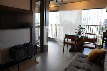 Sala de apartamento para alugar com 1 quarto, 47m² em Paraíso, São Paulo