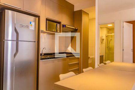 Cozinha de apartamento à venda com 2 quartos, 36m² em Chácara Inglesa, São Paulo
