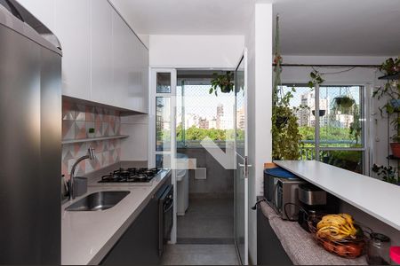 Cozinha Americana de apartamento à venda com 2 quartos, 42m² em Barra Funda, São Paulo