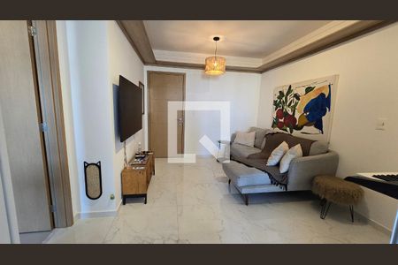 Sala de apartamento para alugar com 2 quartos, 68m² em Boqueirão, Santos