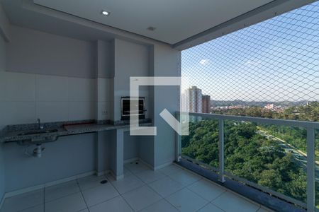 Varanda gourmet de apartamento para alugar com 4 quartos, 128m² em Parque Pirajussara, Embu das Artes