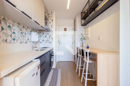 Cozinha de kitnet/studio à venda com 1 quarto, 19m² em Brás, São Paulo