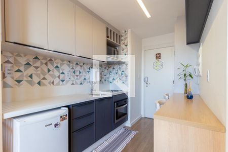 Cozinha de kitnet/studio para alugar com 1 quarto, 19m² em Brás, São Paulo